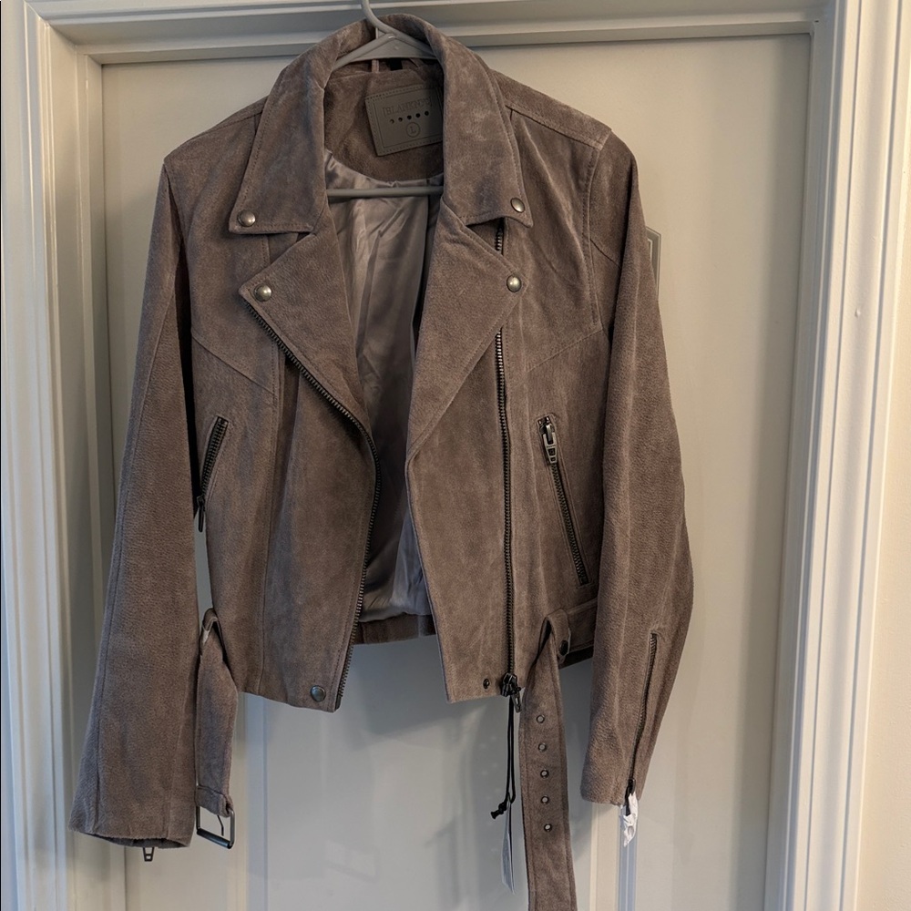 Women's NWT BLANK NYC Suede Moto Jacket
